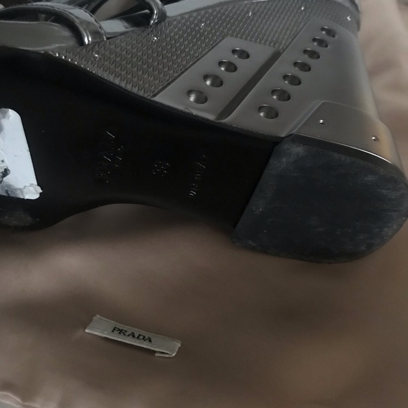 Prada silver platforms - Picture 4 of 5